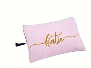 Wholesale Custom Printed Logo Reusable Canvas Cotton Makeup Cosmetic <b>Bags</b> Blank Plain for <b>Toiletry</b> Pouch Zipper Closure Letter - Product Image 4
