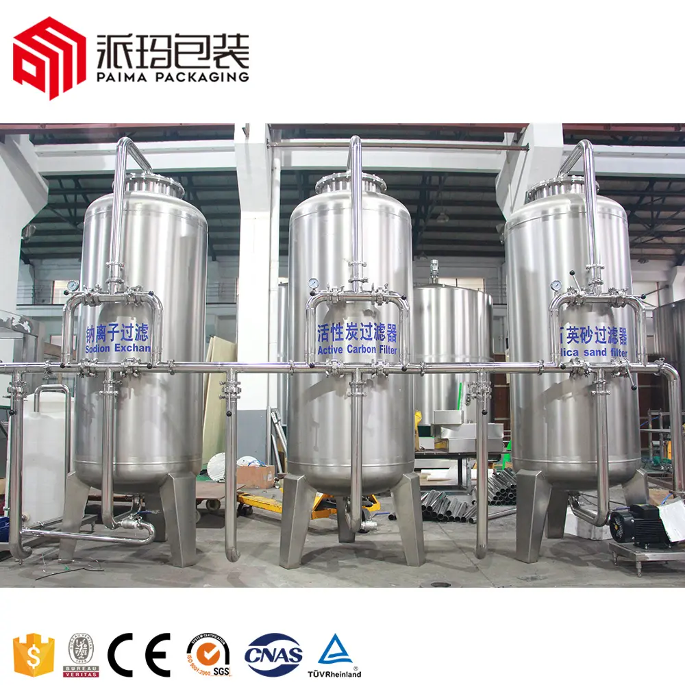 Water purifier machine for commercial reverse osmosis filter water treatment machinery desalination system
