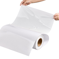 Película electrostática de pvc transparente para ventana, película de vinilo estático de alta calidad sin residuos de pegamento para etiqueta de casco A4