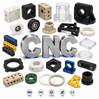 Pièces en plastique POM/Delrin/Acétal usinées par CNC, certifiées ISO9001, usinage professionnel par CNC, pièces en plastique usinées par CNC