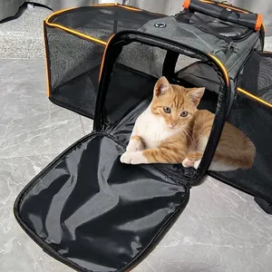 Pet go out one shoulder carrying cat bag Large capacity breathable pet bag oblique span extended cat bag
