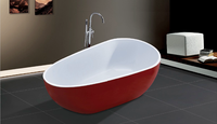 Grande baignoire hôtel 2 personnes extérieur jacuzzi Massage bain SPA acrylique salle de bain baignoire