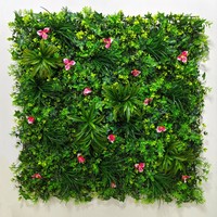 Panneaux muraux en gazon artificiel, panneau de haie en buis, mur végétal artificiel, panneaux de plantes murales artificielles, haie