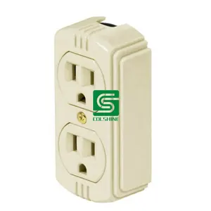 Surface Mounted Duplex Receptacle Socket for American Standard