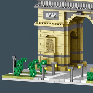 Zhegao Arc de Triomphe ปารีสเมืองฝรั่งเศสชุดอาคารบล็อกก่อสร้างชุดของเล่นสำหรับเด็ก - Product Image 3