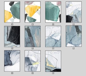 Pittura con stampa astratta incorniciata Wall Art Modern Nordic 3 Panel Canvas Logo personalizzato <span class=keywords><strong>ritratto</strong></span> fotografico stampato ecologico - Product Image 6