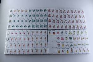 Listo para Enviar: Juego de Mahjong Americano de 160 Fichas, Tamaño Extra Grande de 1-7/16 Pulgadas, Acrílico de 4 Capas, Azul Aciano, Versión Estándar NMJL - Product Image 5