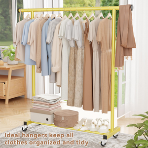 ราวแขวนเสื้อผ้าแบบพกพา ดีไซน์ใหม่จากโรงงาน สำหรับใช้ในบ้าน - Product Image 5