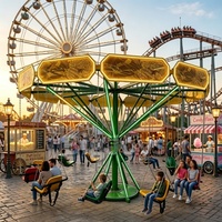 Silla Voladora de Alta Calidad para Parque de Atracciones, 12 Asientos, Divertida, para Niños y Adultos, en Oferta
