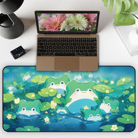 Tapis de souris de jeu écologique haut de gamme en caoutchouc naturel, souple, élastique, imperméable, design sans couture, tapis de bureau, forme carrée