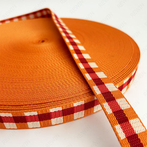 REWIN Rollo de Cinta Jacquard de Poliéster a Cuadros de 25 mm, Cinta de 1 Pulgada de Ancho, Cinta Gruesa <span class=keywords><strong>para</strong></span> Accesorios <span class=keywords><strong>para</strong></span> Mascotas, Correas <span class=keywords><strong>para</strong></span> Bolsas de Equipaje - Product Image 5