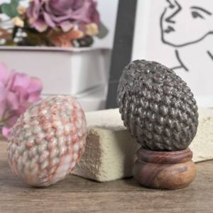 Geoda de Huevo de Dinosaurio de Cristal Natural, Piedra Curativa para Decoración del Hogar y Oficina, Piedra Energética Reiki, Venta al por Mayor - Product Image 1