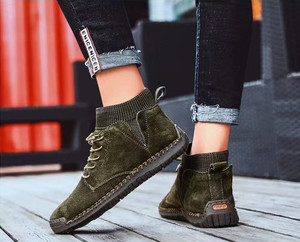 Calzado de Moda para Hombre, Talla Grande, Botas de Algodón, Zapatos Casuales, Zapatos de Una Sola Pieza - Product Image 6