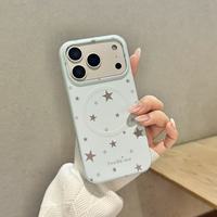 Coque de téléphone mignonne style Ins Starphone, compatible avec Apple iPhone 17 Pro Max, coque de téléphone premium pour téléphones de petite taille 15 Pro, antichoc 16 Pro