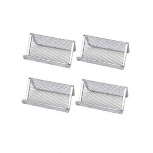 Customized Business Office <b>Simple</b> Black Office Supplies <b>Desk</b> Organizer Metal Wire Name Card Holder Business Card Holder - Product Image 3