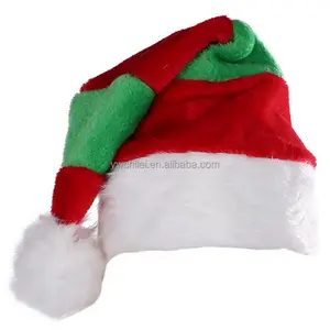 成人圣诞红绿圣诞老人新年派对帽