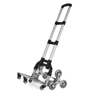 Draagbare Aluminium Bagagewagen Met Verstelbaar Handvat Aanpasbaar FHT75-6S Trap Klimkar Platform Structuur - Product Image 1