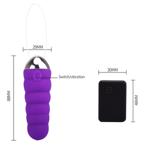 Vibratore all'ingrosso della linea di giocattoli del sesso telecomandato dell'uovo di amore per le donne vibratore dell'uovo di vibrazione civettuola - Product Image 4