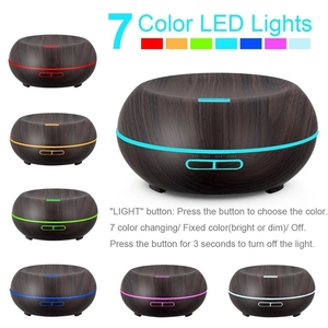 500ml Wooden Aromatherapy <strong>Diffuser</strong> with LED Colour-Changing <strong>Room</strong> <strong>Diffuser</strong> 1-Year Warranty for Household Use Comes in Gift Box - Product Image 6