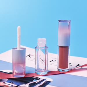 空のミニグラデーションピンクブルー2.5mlリップグロスコンテナリップティントボトルメイクアップラウンドリップグロスワンドチューブリップグレーズ - Product Image 2