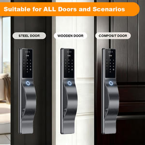 TuyaWIFI Modèle Smart Camera Serrure <span class=keywords><strong>de</strong></span> porte avec interphone vidéo Reconnaissance faciale 3D pour porte en bois Option <span class=keywords><strong>de</strong></span> stockage <span class=keywords><strong>de</strong></span> <span class=keywords><strong>données</strong></span> <span class=keywords><strong>de</strong></span> carte mémoire - Product Image 3