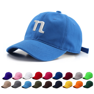 High Quality Soft Unstructured Adjustable 6 Panel Curved Brim 100% Cotton Sport Style Buckle Closure Embroidered Adult Cap