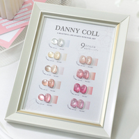 DANNYCOLL nouvelle collection de 9 couleurs ensemble de vernis à gel en gelée pour les yeux de chat marque privée vente en gros de vernis à ongles en gel en gelée pour les yeux de chat logo personnalisé