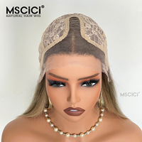 Perruque Lace Front sans colle en cheveux humains vierges malaisiens bruts, double épaisseur, dentelle HD transparente, prête à porter, fournisseur en gros