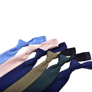 Cravatta da <span class=keywords><strong>uomo</strong></span> in maglia sottile classica formale in maglia di poliestere - Product Image 3