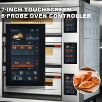 Harga Bagus MK5L60 Smart 7 Inch Layar Sentuh 6 Probe Pengontrol Oven Digital Termostat Panel Display Suhu