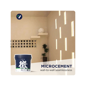 Pintura Microrock, Revestimiento de Cemento sin Juntas, Diseño Duradero y Resistente a los Arañazos, Piso de <span class=keywords><strong>Microcemento</strong></span>, <span class=keywords><strong>Kit</strong></span> de <span class=keywords><strong>Microcemento</strong></span> - Product Image 4