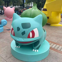 Statue Pokémon géante grandeur nature, sculpture en résine personnalisée, Pikachu, Charizard, grand modèle de personnage de dessin animé pour exposition en extérieur