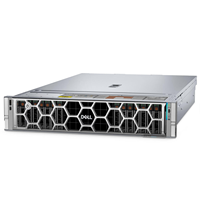 Server Rak Dell PowerEdge R770 2U DDR5 Kecerdasan Buatan Ai Baru Dengan Dua Prosesor Intel Xeon 6 P-core