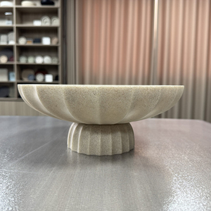 Thân Thiện Với Môi Màu Vàng Cát Nhựa Trái Cây Bát Đặt Cổ Điển Rộng Miệng Cao Sô Cô La Kẹo Khay Tùy Chỉnh Cho Bàn Sử Dụng - Product Image 2