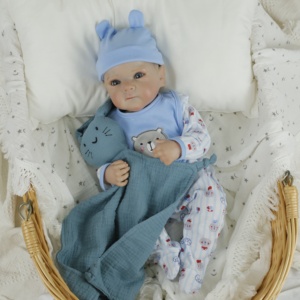 Lifereborn Sweet Baby <span class=keywords><strong>Reborn</strong></span> Doll Silicona Vinilo 3D Pintado Realista <span class=keywords><strong>Bebe</strong></span> <span class=keywords><strong>Reborn</strong></span> Newborn Doll para la venta - Product Image 5