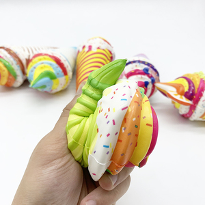 Squishy Slow Rising Toys Espuma PU Anti-Stress Squeeze Helado <span class=keywords><strong>Juguetes</strong></span> Tamaño grande Squish Vent Colorido Helado simulado para niños - Product Image 2