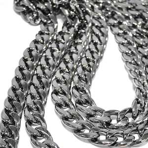 Catena in Ferro Lunga 120CM con Chiusura in Lega per Borse, Portafogli, Guinzagli per Animali, Tracolle in Colore <span class=keywords><strong>Oro</strong></span>, Argento, Nero - Product Image 2