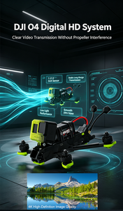 โดรน Nazgul DC5 ECO V1.1 โครงคาร์บอนไฟเบอร์ สำหรับฟรีสไตล์ FPV พร้อมระบบ GPS M10 ความละเอียด 1080p/100fps มุมมองภาพ 155 องศา ชุดควบคุม F7 FC ตัวควบคุมความเร็ว E55 ESC มอเตอร์ 2207 - Product Image 3