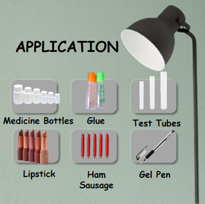 Haute vitesse bas prix machine à étiquettes personnalisée flacons d'huile <span class=keywords><strong>de</strong></span> <span class=keywords><strong>parfum</strong></span> horizontaux bouteilles à bille brillant à <span class=keywords><strong>l</strong></span>èvres autocollants adhésifs - Product Image 2