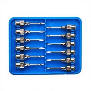 Guangmu Multi-size Reusable Stainless Steel Needles for Veterinary Injection Syringes Livestock Medical Drug Use By <b>Blush</b> - Product Image 4