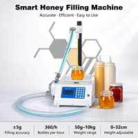 Machine de remplissage semi-automatique haut de gamme pour miel, shampoing et ketchup, avec contrôle intelligent de la viscosité, haute précision, qualité alimentaire