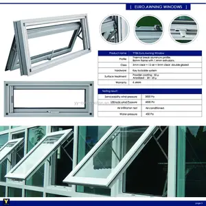 U.S.A NFRC Certificated Commercial And Residential Aluminum Awning Window AKA Chain Winder Window