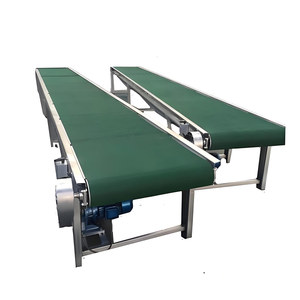New PVC Cleated Flat <strong>Belt</strong> <strong>Conveyor</strong> High Efficiency Heat Resistant Industrial Machine Transport <strong>Mini</strong> Light Duty - Product Image 1