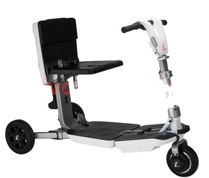 Manufacturer Price <strong>Three</strong>-<strong>wheeled</strong> Mobility Rollator <strong>Walker</strong> for Elderly Manual Transport Car Folding Electric Scooter - Product Image 1