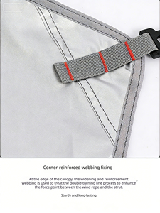 Bâche de pluie d'urgence légère et portable, abri imperméable pour le camping, la tente, l'extérieur - Product Image 3