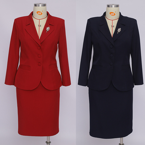 Trajes Formales de Negocios Modernos y Elegantes para Mujer Talla Grande, con Falda - Product Image 1