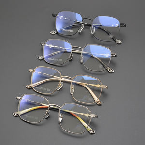 CH8197チタン眼鏡スタイル黒処方光学コンピューター女性ファッションメガネロゴフレーム男性大理石読書眼鏡 - Product Image 6