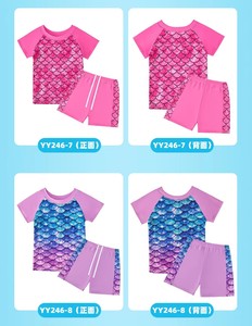 JL60 Costume da Bagno per Bambine in Due Pezzi con Stampa Cartoon Brasiliana di Alta Qualità, Asciugatura Rapida e Traspirante - Product Image 5