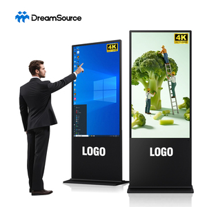 Kiosque interactif à écran tactile vertical, lecteur vidéo LCD sur pied, affichage numérique, totem publicitaire - Product Image 1