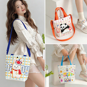 Bolsas de Compras Reutilizables al por Mayor, Bolsas de Tela de Algodón Blancas, Negras y Rosas - Product Image 2